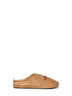 Slipper Alaska in pelle scamosciata marrone