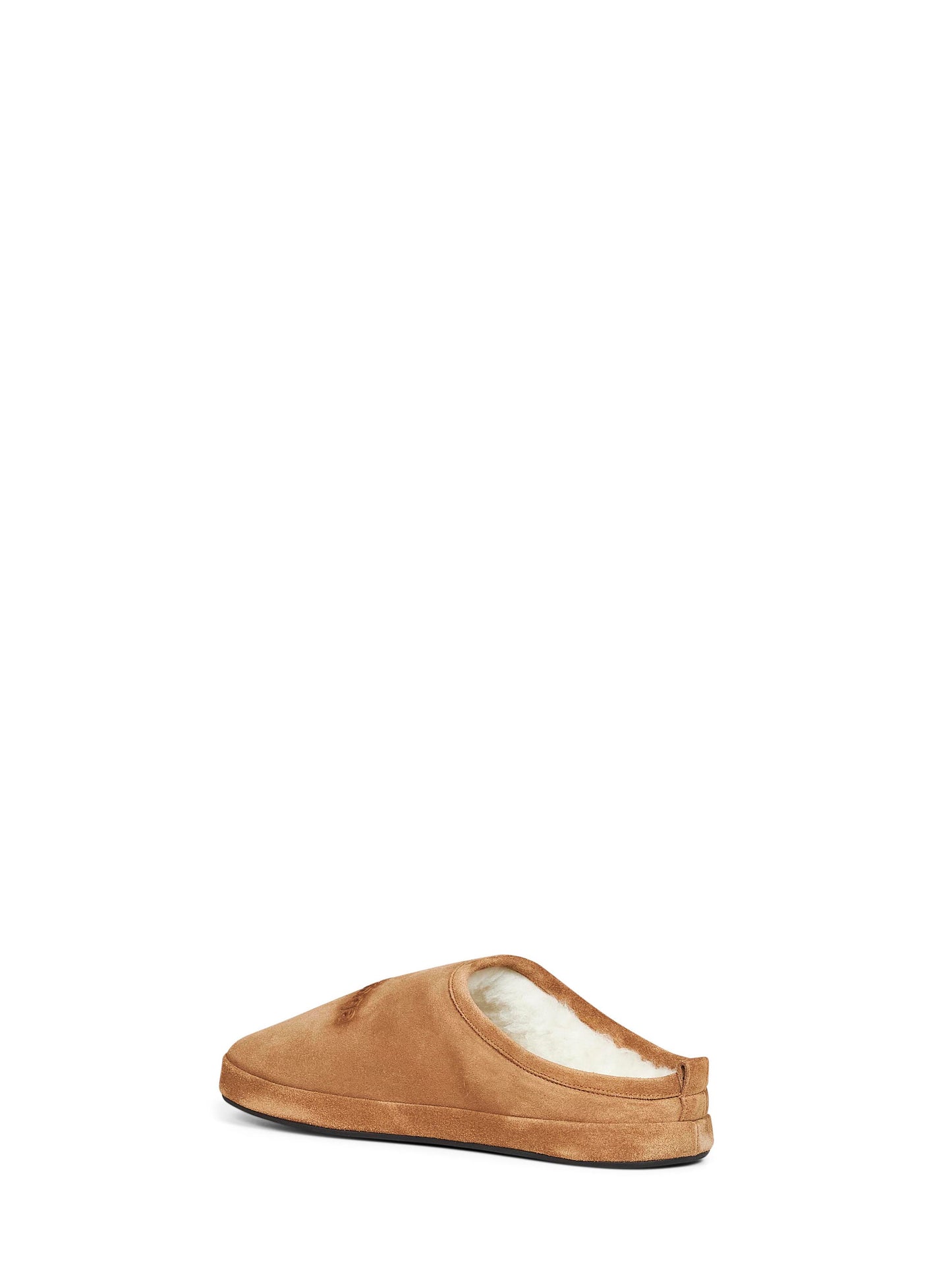 Slipper Alaska in pelle scamosciata marrone