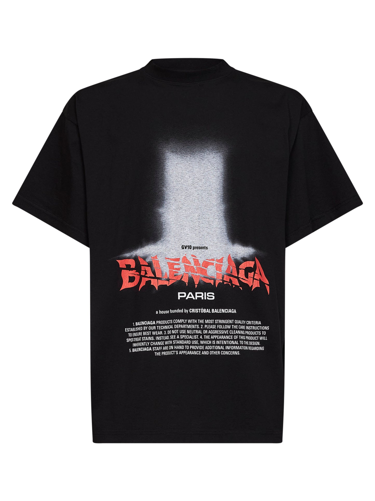 T-Shirt The Door Oversize nera