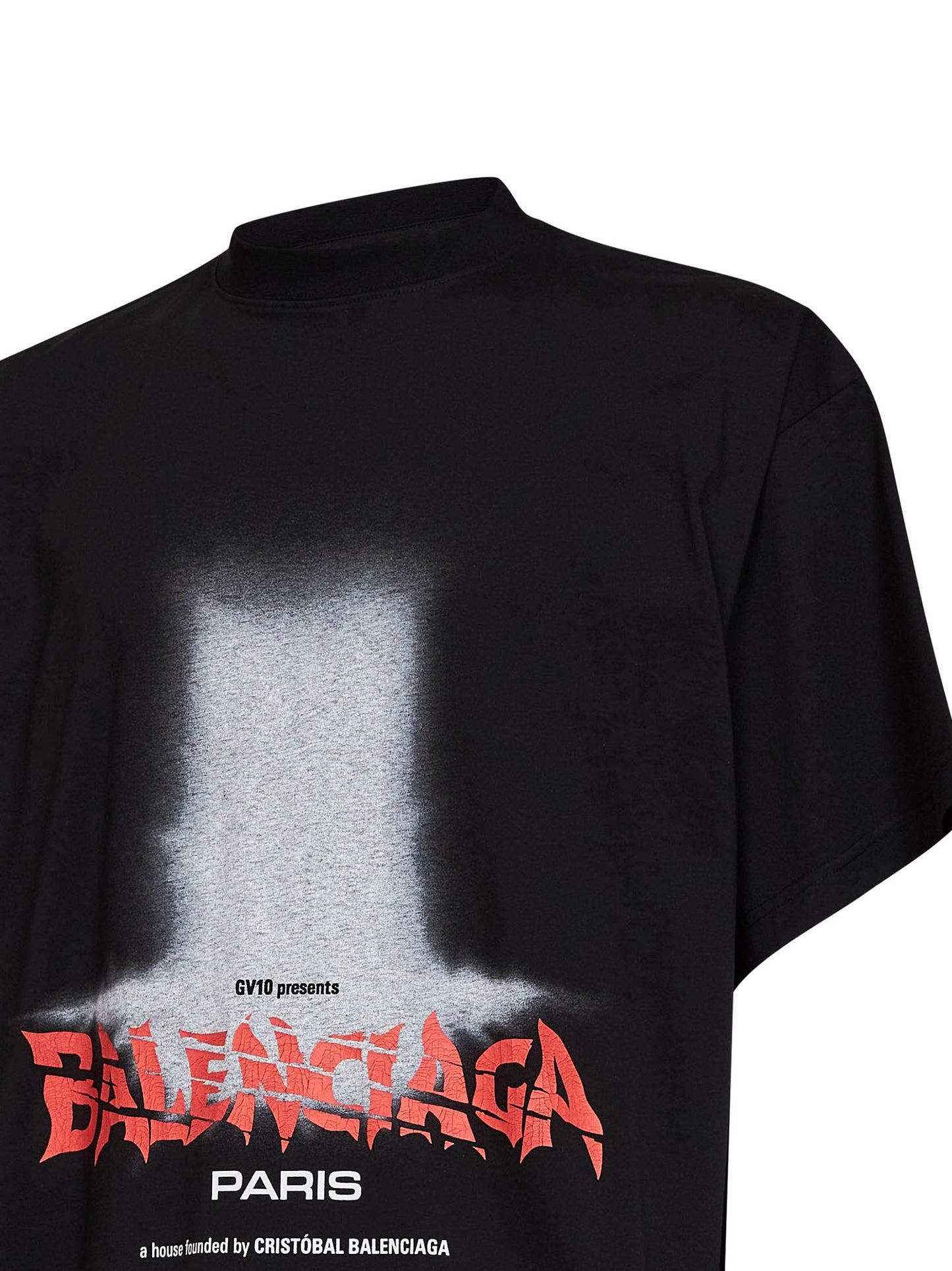 T-Shirt The Door Oversize nera