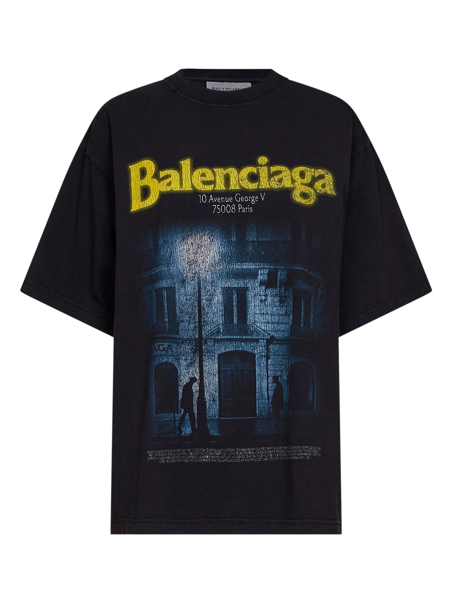 Washed black The Address Oversize T-Shirt