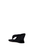 Black Gaeta 90mm Wedge Thong sandals
