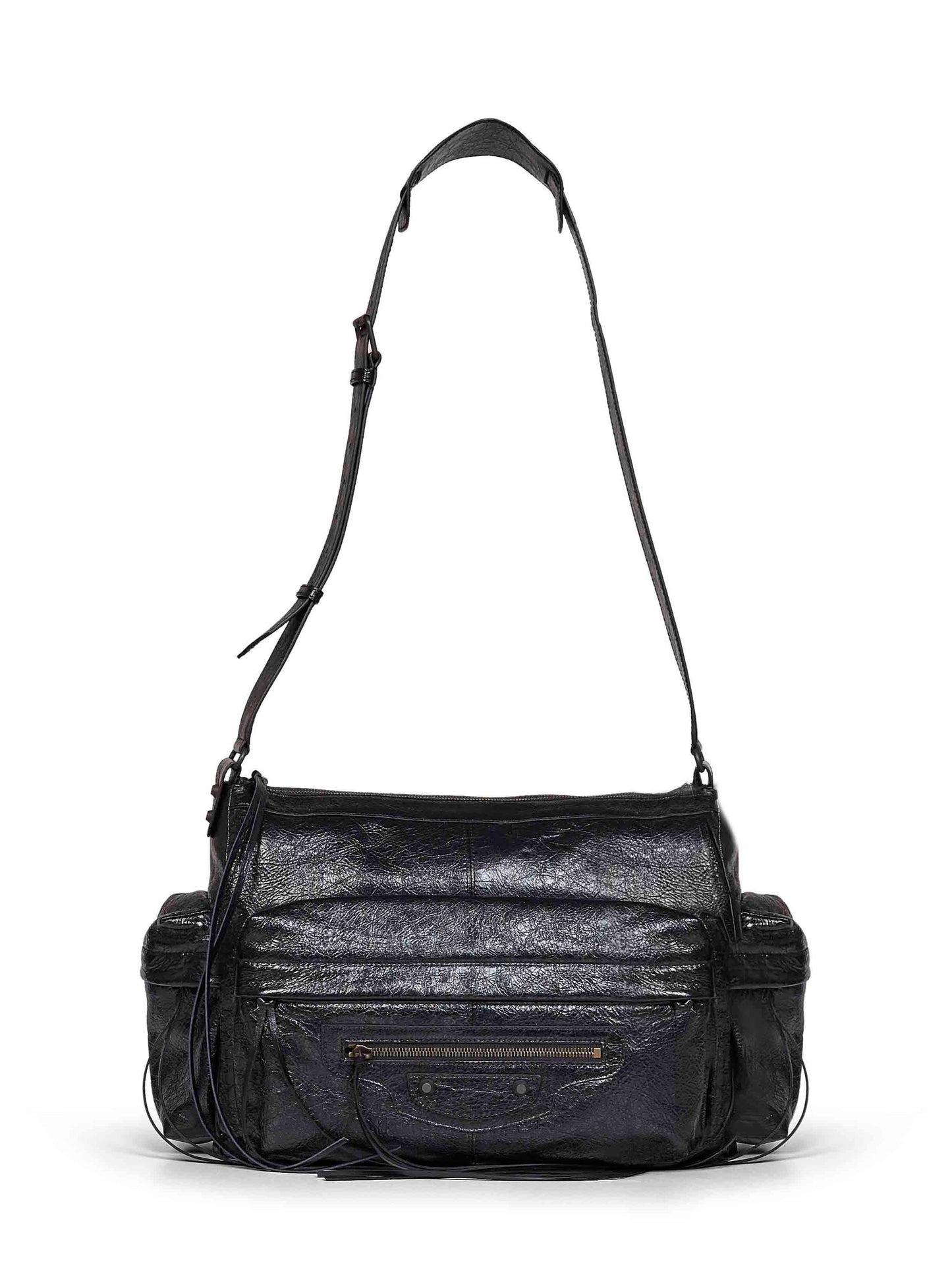 Black Le City Multipocket Crossbody Bag Medium