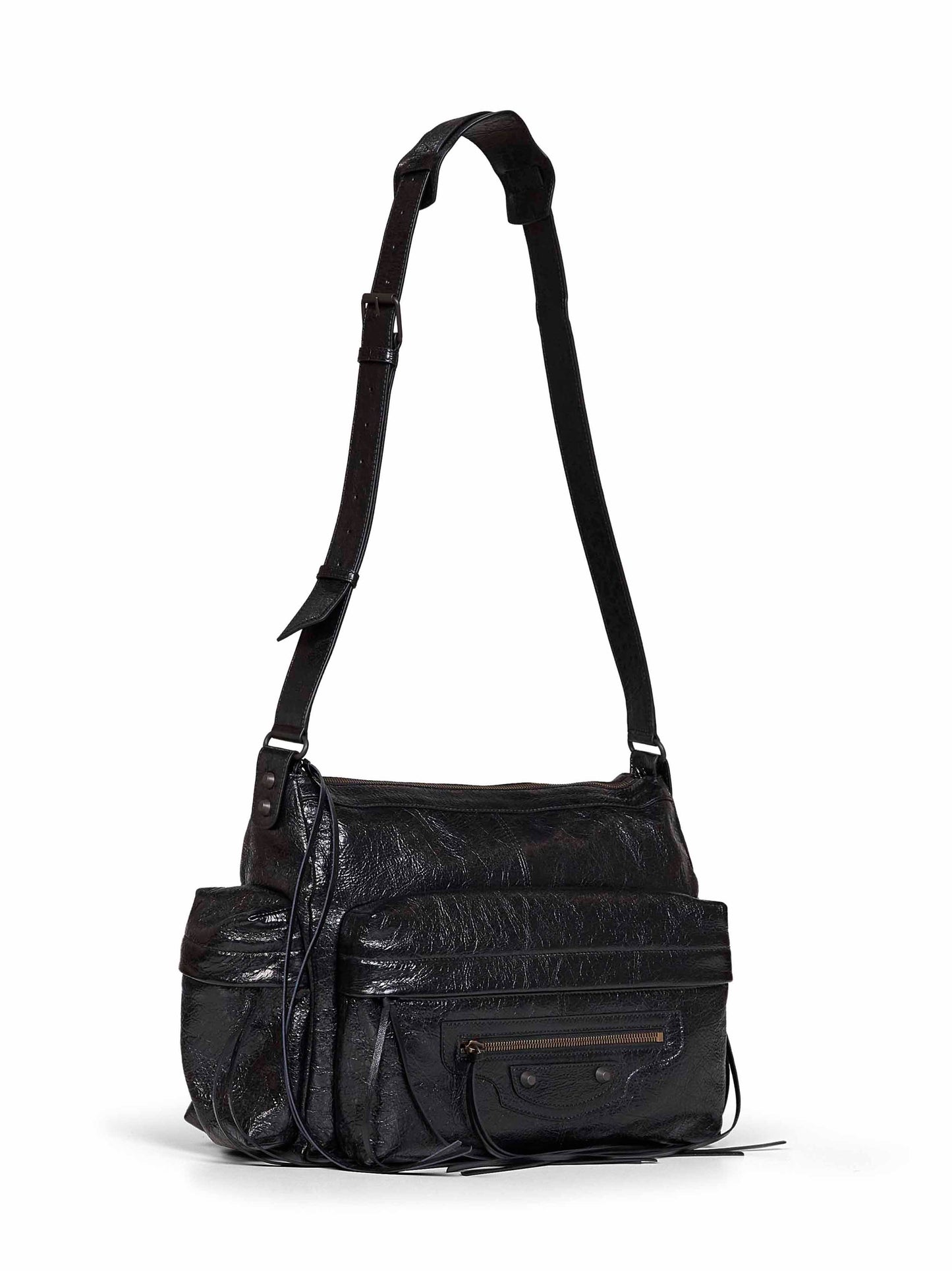 Black Le City Multipocket Crossbody Bag Medium