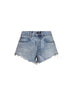 Shorts Gli Shorts Mini in denim organico azzurro decolorato