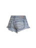 Shorts Gli Shorts Mini in denim organico azzurro decolorato