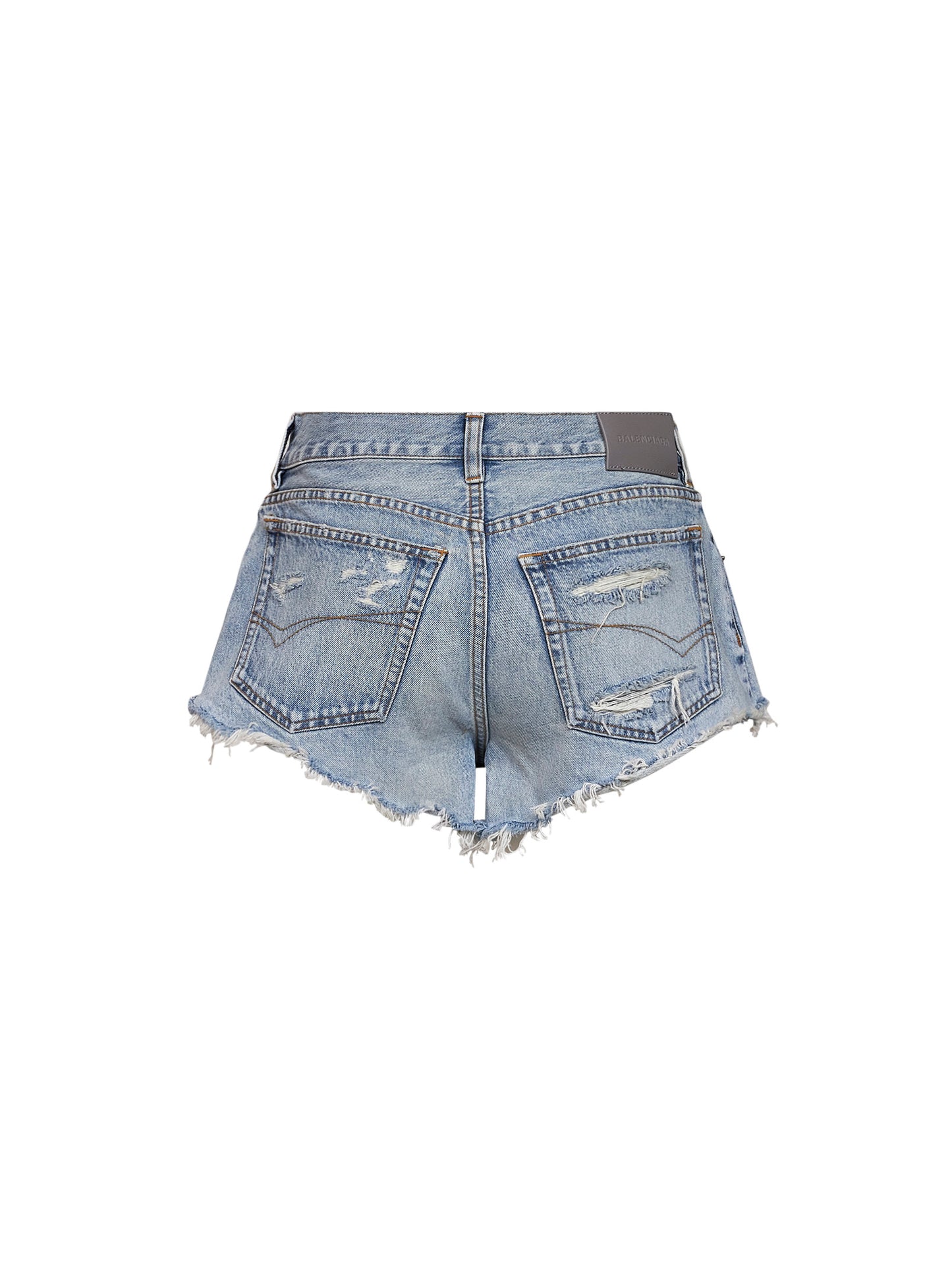 Shorts Gli Shorts Mini in denim organico azzurro decolorato