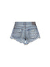 Shorts Gli Shorts Mini in denim organico azzurro decolorato