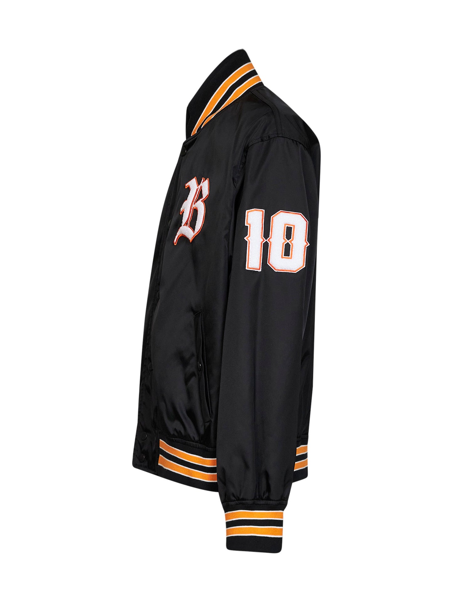 Giacca Varsity in twill stile bomber nero
