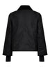 Black Beadnell crop waxed jacket
