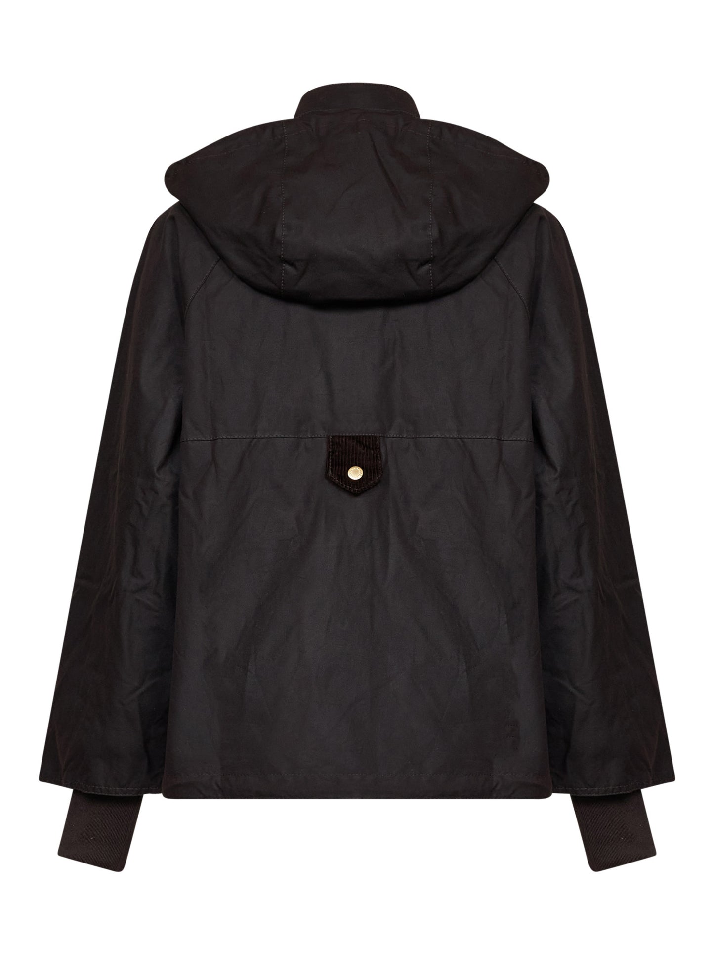 Olive waxed cotton Willowmere hooded jacket