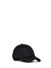 Berretto da baseball in cotone cerato nero