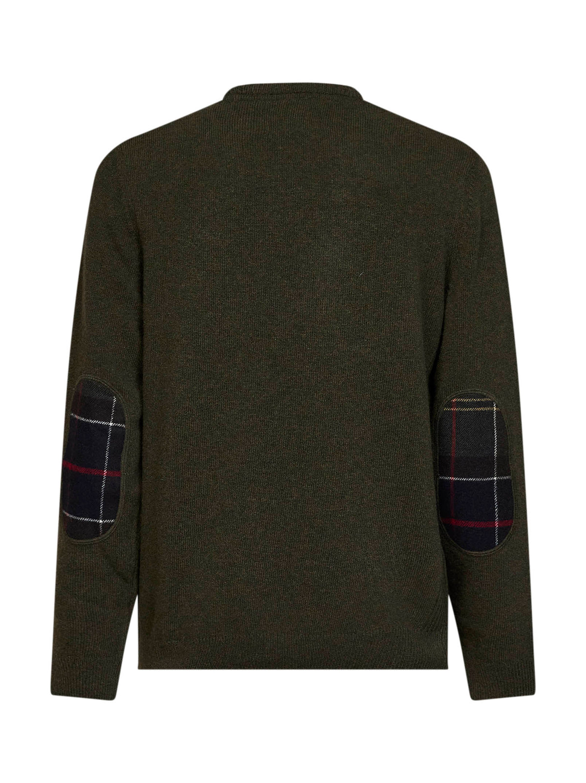 Olive green lambswool Holden crewneck sweater