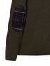 Olive green lambswool Holden crewneck sweater