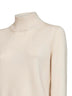 Lupetto in maglia di lana vergine beige