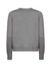 Sage green virgin wool knit cardigan