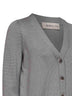 Sage green virgin wool knit cardigan