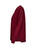 Cardigan in maglia di lana leggera bordeaux