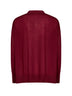 Cardigan in maglia di lana leggera bordeaux