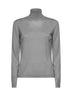 Sage green lightweight virgin wool knit turtleneck sweater