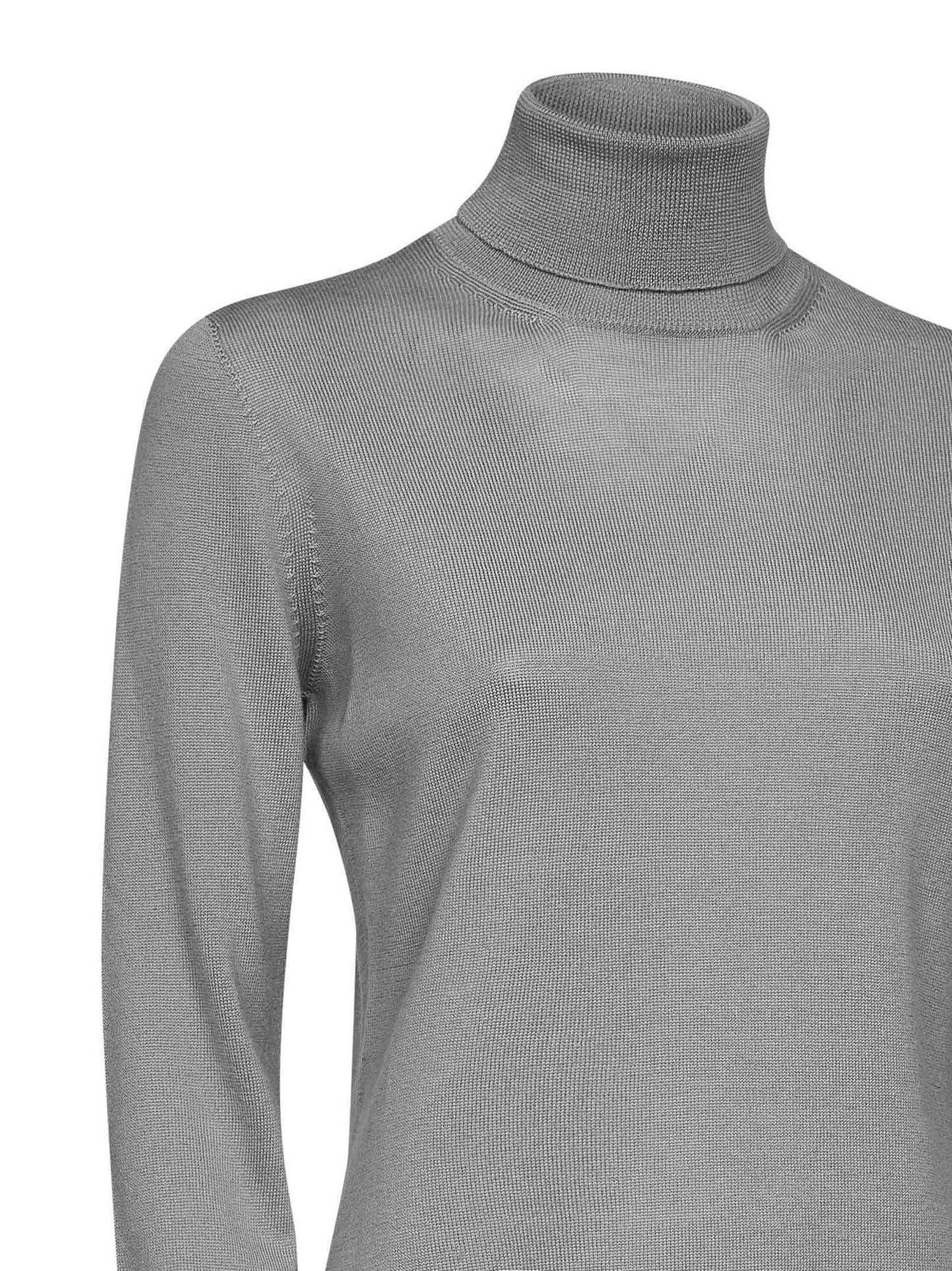 Sage green lightweight virgin wool knit turtleneck sweater