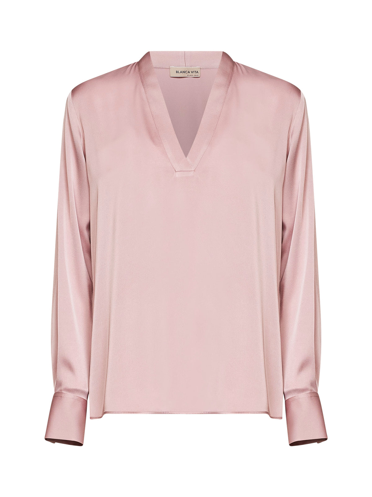 Blusa Begma in envers satin ametista