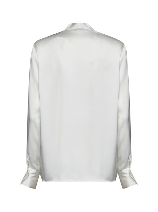 Blusa Begma in envers satin diamante