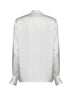 Diamond white envers satin Begma blouse