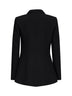 Black crêpe Gimba double-breasted blazer