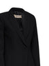 Black crêpe Gimba double-breasted blazer