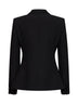 Onyx crêpe Gregis fitted jacket