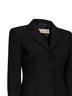 Onyx crêpe Gregis fitted jacket