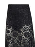 Onyx lace Gyraz flared skirt