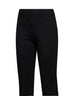 Pantaloni a zampa Pagyte in jersey stretch di misto viscosa onice