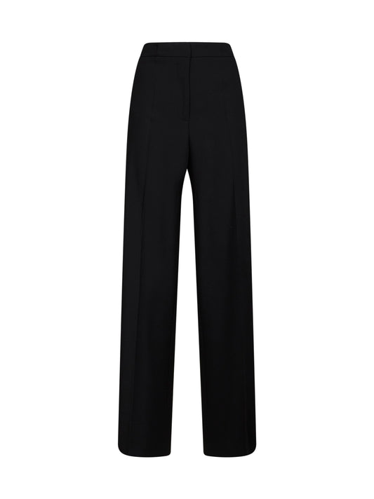 Onyx crêpe Pulse palazzo trousers