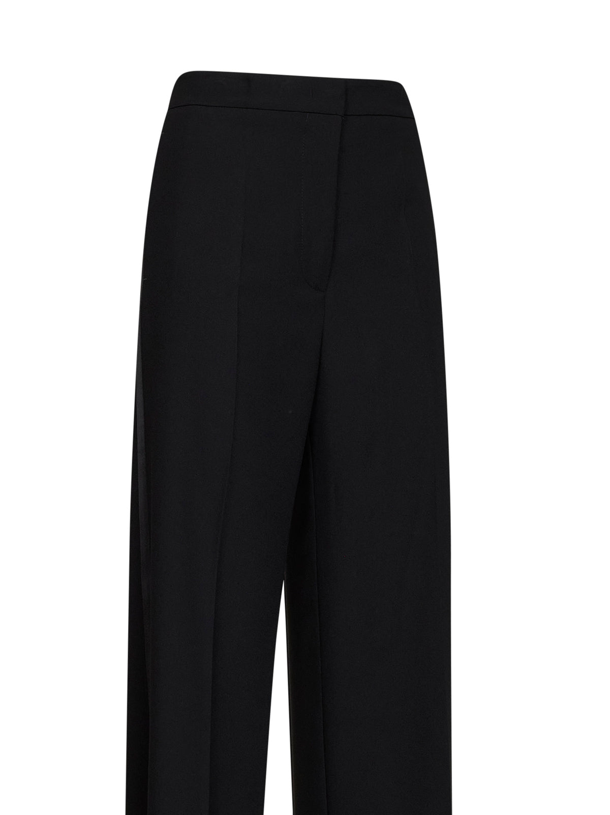 Onyx crêpe Pulse palazzo trousers
