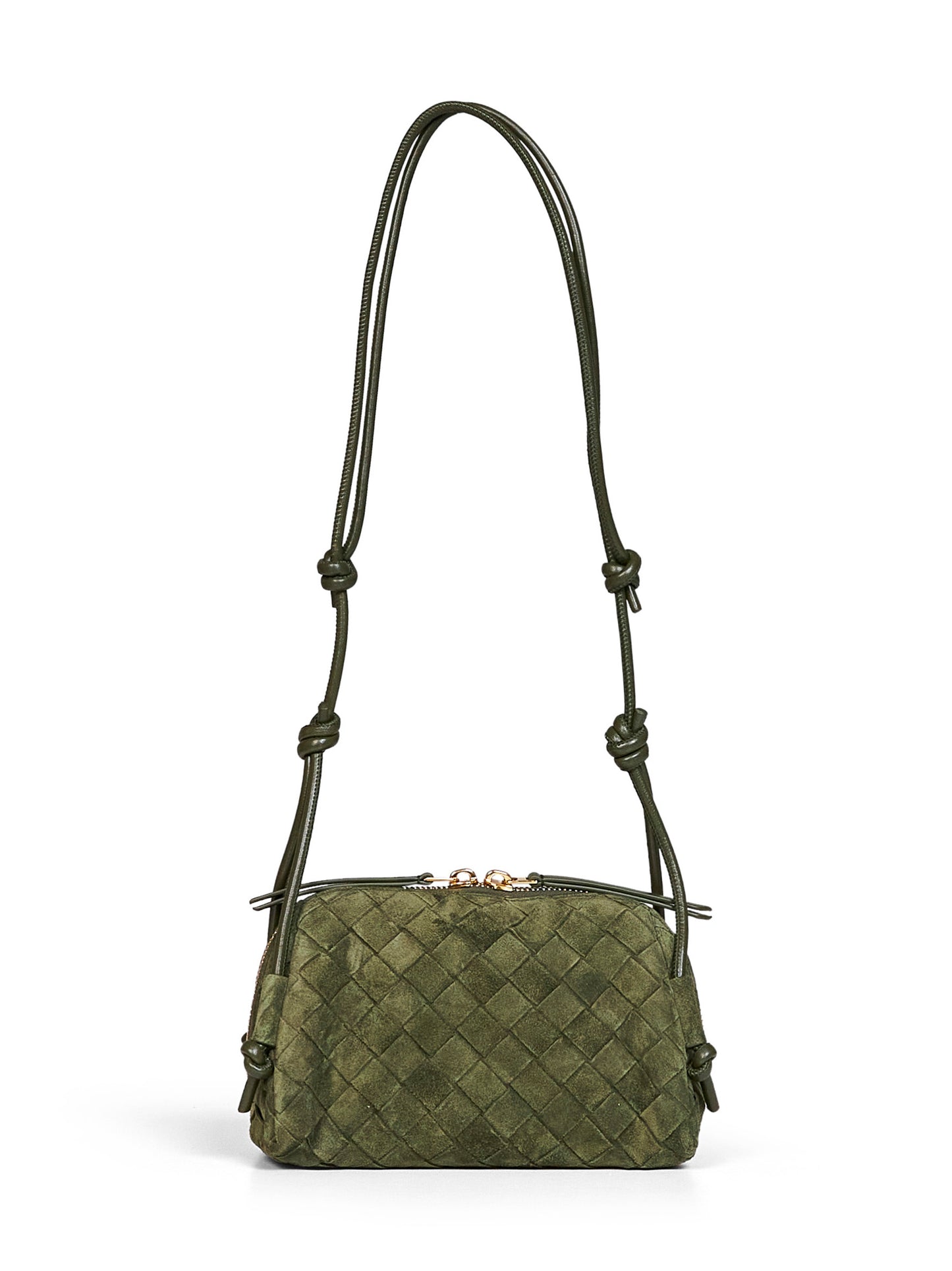 Pochette Concert verde tweed