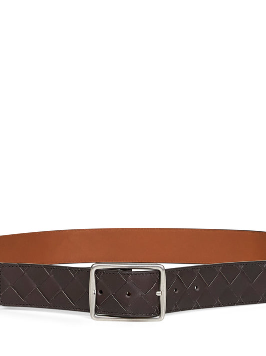 Two-tone leather Reverso reversible belt