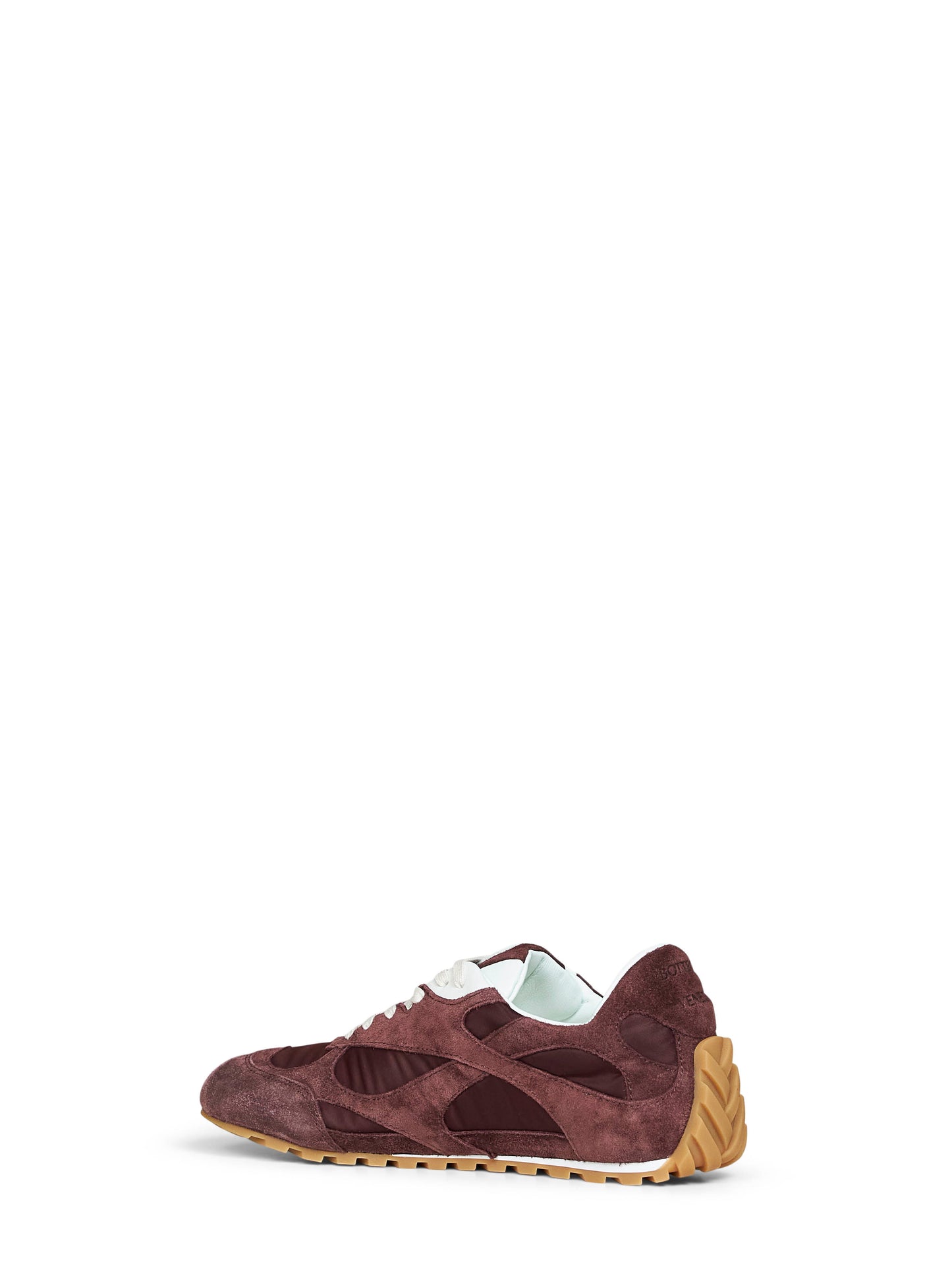Sneakers Orbit Flash in suede e nylon mogano intenso