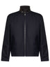 Giacca Harrington in gabardine di cotone blu notte