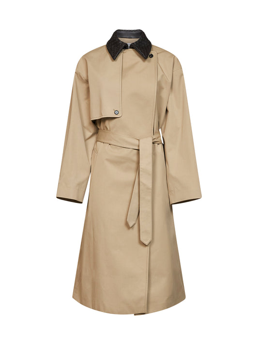 Sahara lightweight waterproof cotton trench coat