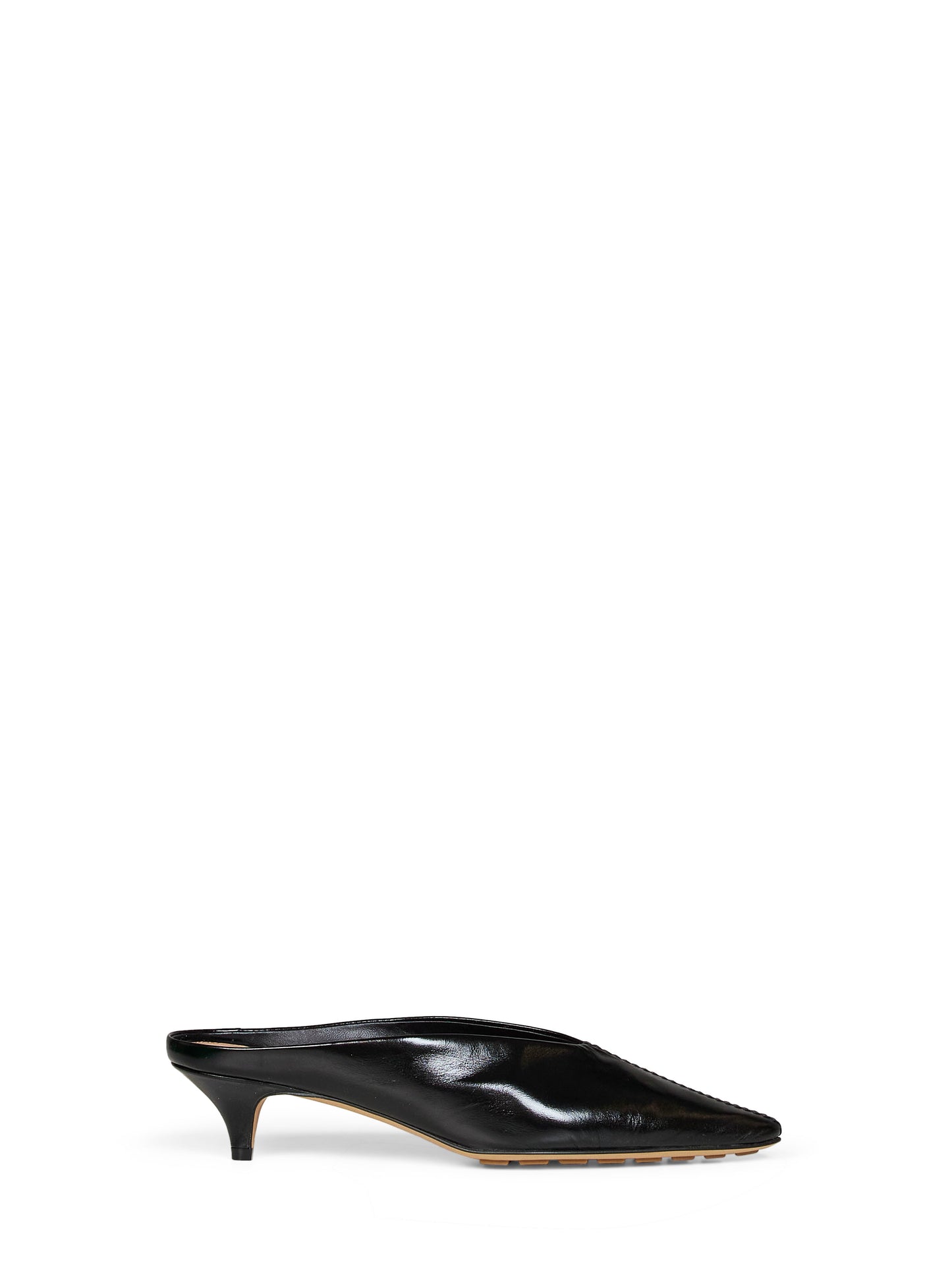 Décolleté mules Vesta in pelle lucida nera
