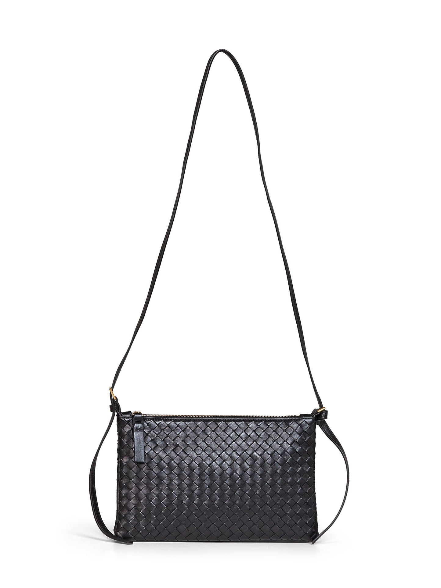 Pochette Intrecciato Piccolo media nera