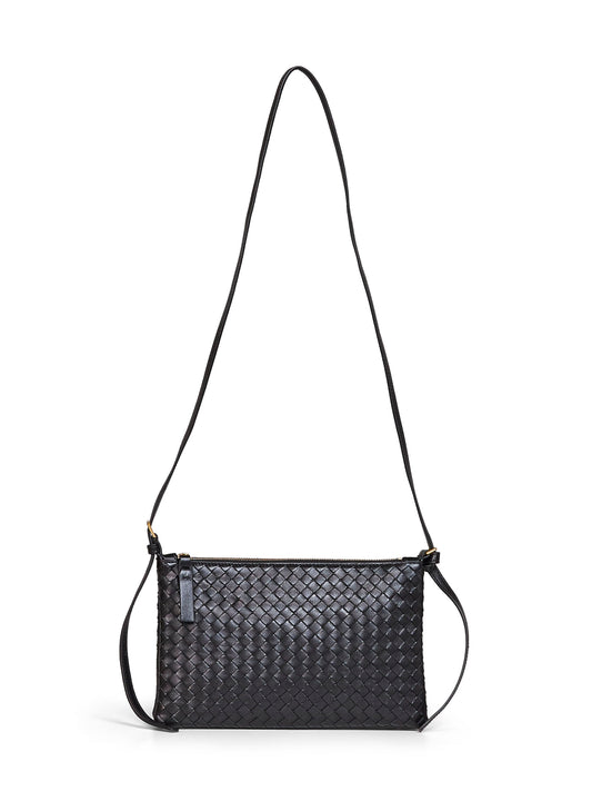 Pochette Intrecciato Piccolo media nera