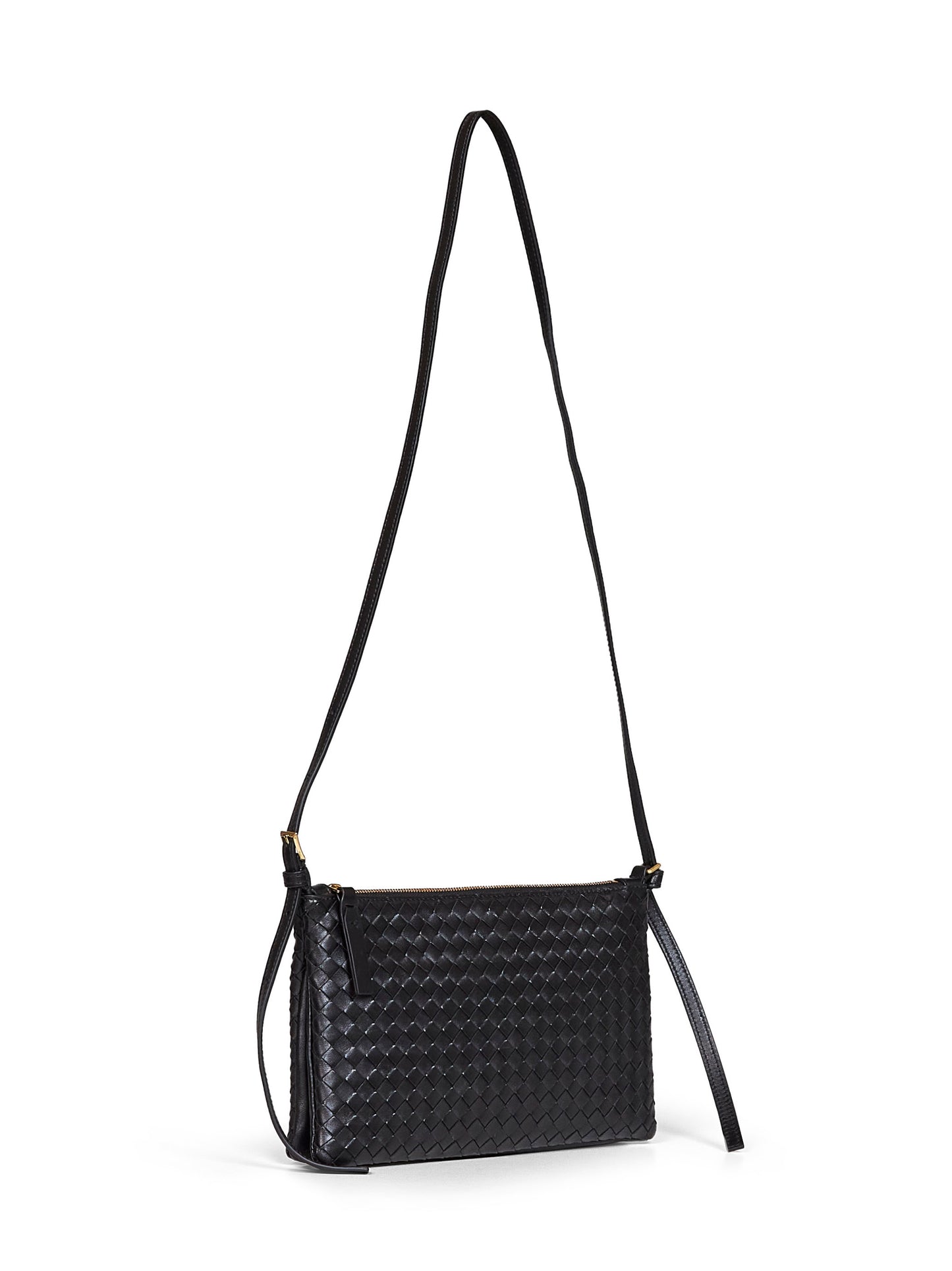 Pochette Intrecciato Piccolo media nera
