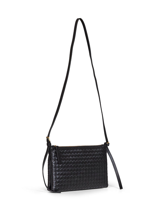 Pochette Intrecciato Piccolo media nera