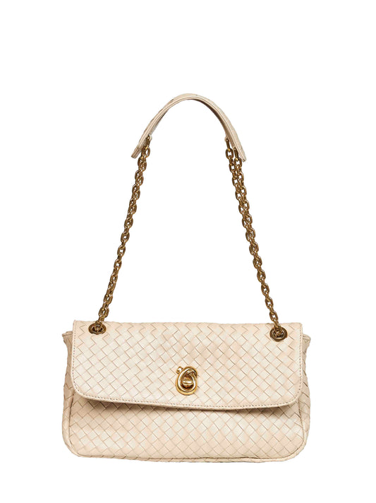 Borsa a spalla Madison ecrù
