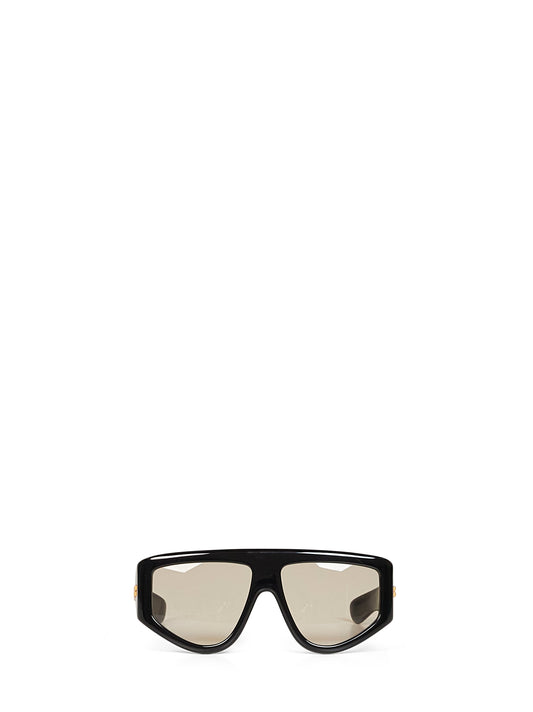 Occhiali da sole a mascherina Classic in acetato nero