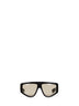 Black acetate Classic shield sunglasses