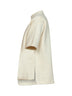 T-shirt in maglia di misto lana e cashmere riso